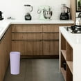 thumbnail image 4 of VOGRYE 3 Gallon Plastic Wastebasket, Light Purple, 4 of 4