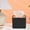 Black, variant on SHEIGUANNI Tissue Box Cover Square,Tissue Box Holder with Wood Cover Plate, Cube Tissue Box Cover for Desk Accessories, Square Tissue Holders for Living Room,Bathroom,Office, Tabletop, Car-Black