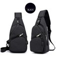 thumbnail image 2 of Bolso de pecho para hombre, Bolso de lona Oxford, ligera, resistente al desgaste, viaje de compras, 2 of 6