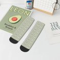 thumbnail image 7 of Fuzoiu Leaves Print Adult Socks, Crew Moisture-wicking Socks, Unisex Cushion Crew Socks,Casual Sports Ankle Socks, 7 of 7