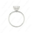 thumbnail image 4 of Cora Jewellery 2CT Princess Moissanite Solitaiire Engagement Ring For Women, 10K White Gold, 4 of 5