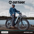 thumbnail image 3 of GOTRAX Alpine 26"x 4" Fat Tire E-Bike, 48V 13.5Ah Sizable Removable Battery 28mph Up to 300lbs Adult Off-Road Electric Bike, Champagne, 3 of 12