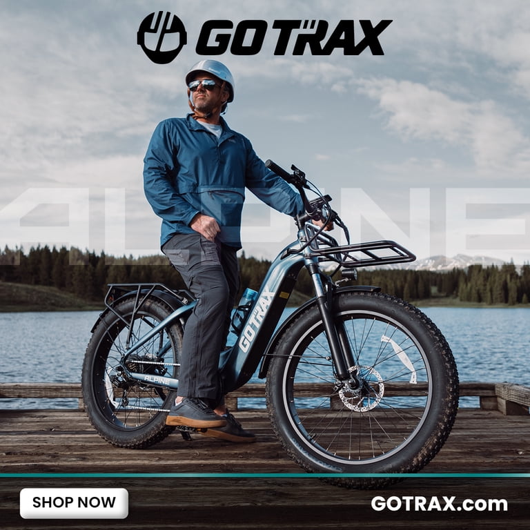 gotrax 26 inch electric bicycle S3 Mini Bike and so much more GOTRAX Alpine Fat Tire Electric