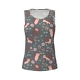 thumbnail image 4 of Gaeub Hedgehogs and Flowers1 Women's Workout Tank Tops Lightweight Sleeveless Shirts for Women for Athletic Running Tennis Yoga - X-Large, 4 of 9