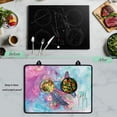 thumbnail image 5 of Renewold Stove Top Cover Protector Non-skid Ceramic Electric Cooktop Cover for Glass Stove Top Versatile Flat Top Oven Cover for Kitchen Counter Top, Sea Turtle Butterfly Flower, 5 of 7