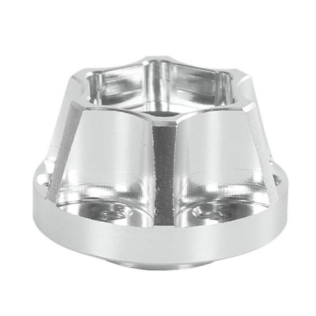 4PCS Moyeux Hexagonaux de Roue pour RC 1/10 RC Pièces de Voiture 1:10 Crawler 1.9 "2.2" Jantes de Roue 12mm Argent