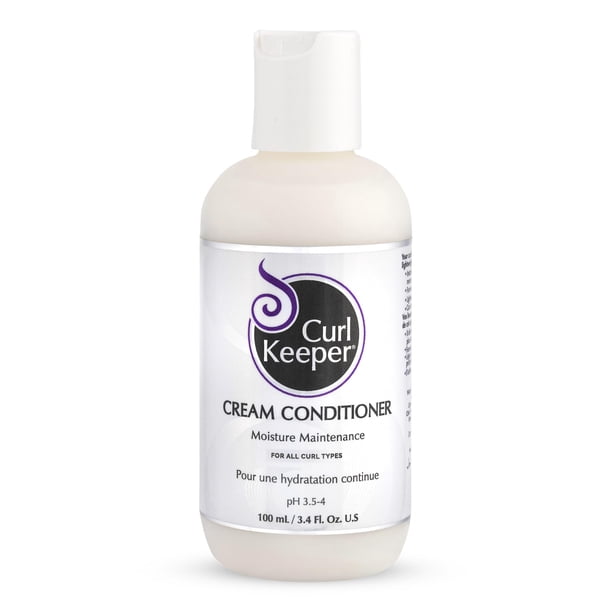 Acondicionador en crema Curl Keeper para cabello rizado 3.4 onzas líquidas – Acondicionador de cabello diario ligero para todo tipo de rizos – Hidratante y acondicionamiento profundo ayuda a desenreda