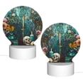 thumbnail image 2 of Daiia Baroque Floral Still Life Pattern Acrylic Night Light, LED Touch Light, Bedroom Night Light, Soft Glowing Lamp Perfect Gift for Mother's Day, Birthday, or Christmas, 2 of 9
