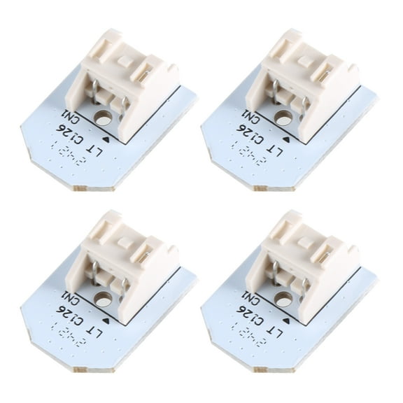 4Pcs LED Refrigerator Light Bulb Replacement Refrigerator LED Light for WR55X11132, WR55X25754 Easy Installation