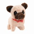 thumbnail image 1 of Electric plush dog, sandpiper, can walk, bark, and wag its tail. Children's electric toys for playing house, electronic pets (sandpiper (black)), 1 of 5