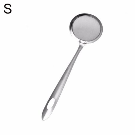 

Meizhencang Stainless Steel Long Handle Kitchen Food Water Oil Colander Strainer Fliter
