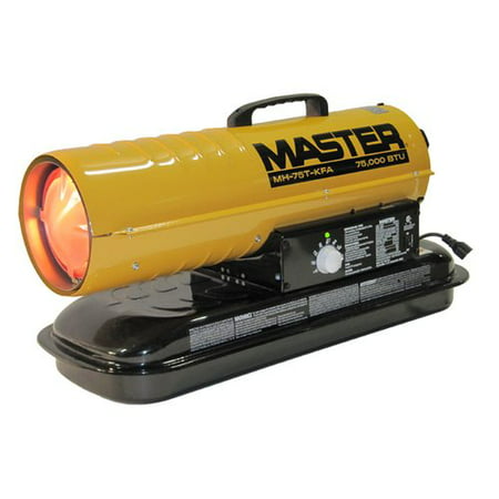 Master 75,000 BTU Portable Kerosene Forced Air Utility Heater with (Best Portable Forced Air Heater)