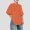 Orange, variant on Boys Casual Washed Short Sleeve Crew Neck T-Shirt for Kids Everyday School and Outdoor Activities T-Shirts Kids Short Sleeve Crewneck Solid Basic Tees Casual Tops