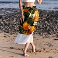 thumbnail image 6 of Orange Elegant Chiffon and Polyester Women's Summer Beach Dresses and Skirts, 6 of 6