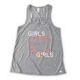 thumbnail image 1 of NanyCraft's Girls Support Girls Ladies Racerback Tank Top, 1 of 2