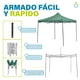 thumbnail image 2 of Carpa Toldo Plegable 3x3 Impermeable Retractil Jardin Onof Verde, 2 of 6