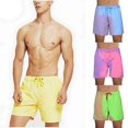thumbnail image 3 of Magical Change Color Beach Shorts Summer Men Swimming Trunks Swimwear Swimsuit Quick Dry Bathing Shorts Beach Pant -Bomveson, 3 of 5