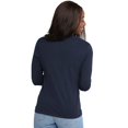 thumbnail image 2 of Hanes-Womens Long-Sleeve V-Neck T-Shirt-O9142, 2 of 5