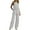 00 # White, variant on REORIAFEE Matching Sets for Women Summer Wedding Outfits Guest Sleeveless Tank Crop Top Cropped Wide Leg Pants Set Suit Pockets Black XXXXL