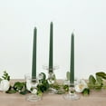 thumbnail image 2 of Efavormart 12 Pack Dusty Sage Green Premium Wax Taper Candles, Unscented Candles - 10", 2 of 11