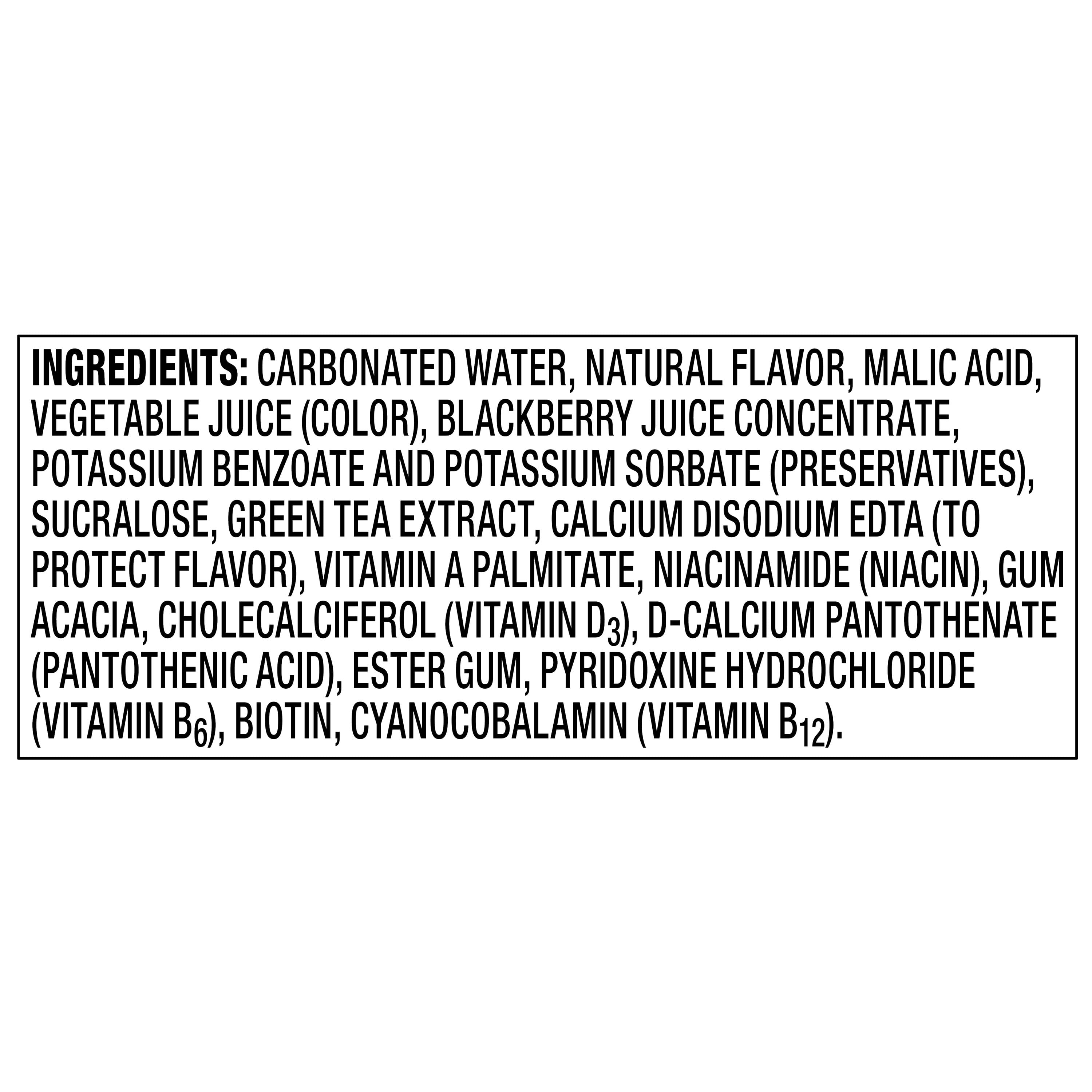 Clear American Black Raspberry Sparkling Water, 17 fl oz Bottle