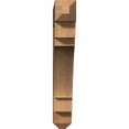 thumbnail image 2 of Ekena Millwork 4"W x 26"D x 26"H Merced Craftsman Rough Sawn Bracket, Western Red Cedar, 2 of 13