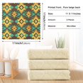 thumbnail image 6 of Yayeee 6 Pack Kitchen Dish Cloths for Washing Dishes Soft Absorbent Microfiber Towels, Geometric Patterns, 6 of 9