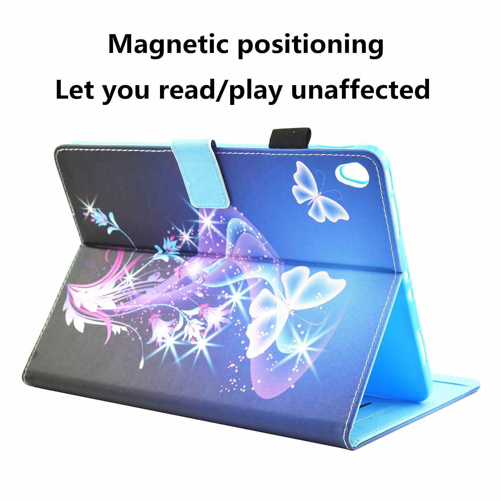 iPad Pro 11 inch 2018 Case, Allytech [Not Supported Apple Pencil Magnetic Attachment] Smart Book Style Stand Protective Case for Apple iPad Pro 11 Inch Tablet (2018), Purple Butterfly