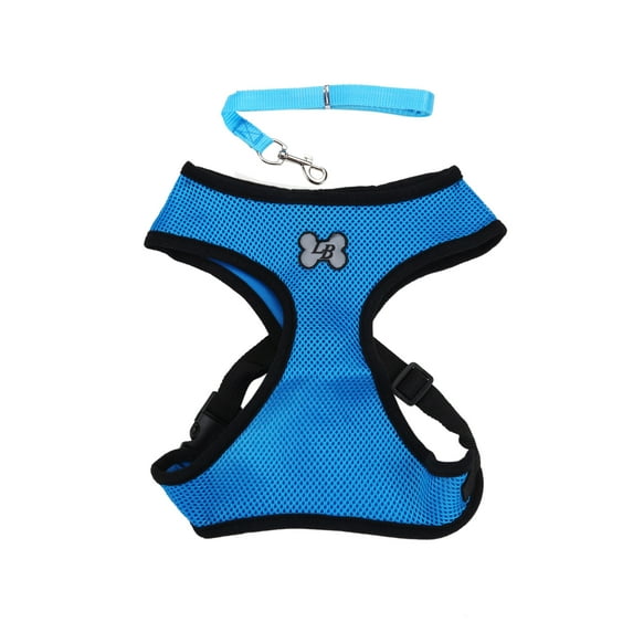 Comfort Padded Mesh Dog Harness and Leash