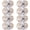 White & Khaki & Beige, variant on Chunky Yarn for Hand Knitting - #10 Chunky Chenille Blanket Yarn, Jumbo Big Thick Chunky Yarns for Crocheting, Tie Dye Bulky Knit Yarns, 8 Skein (20 yds 8 oz Each Skein), Purple&Mauve&Grey