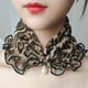 thumbnail image 4 of New Fake Pearl Pendant Scarf Necklace Women Printed Lace Neck Collar Chiffon Bib Laides Fashion Jewelry Accessory Gift Scarves, 4 of 4