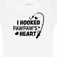 thumbnail image 4 of Inktastic I Hooked Pawpaw's Heart with Fishing Rod Boys or Girls Baby Bodysuit, 4 of 5