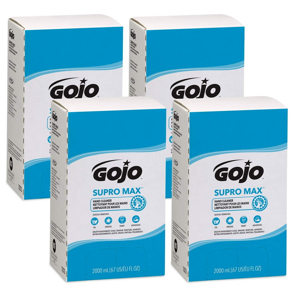 GOJO SUPRO MAX Hand Cleaner, Citrus Scent, 2000 mL Heavy Duty Hand