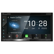 Kenwood DNX577S 6.8-inch Double-Din in-Dash Navigation DVD Receiver with Bluetooth, Wi-fi, Android Auto, Apple Carplay, and SiriusXM Ready
