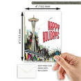 thumbnail image 3 of Seattle Space Needle Hometown Holiday Greeting Cards | 10 Pack Bulk Set (4x6), 3 of 6