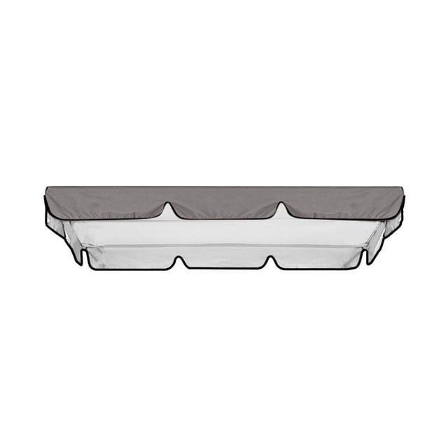 Swing Waterproof Polyester Cloth Canopy, Garden Swing Seat Replacement Canopy, Double Swing Replacement Canopy, Outdoor Patio Swing Seat Cover(Top Cover Just)