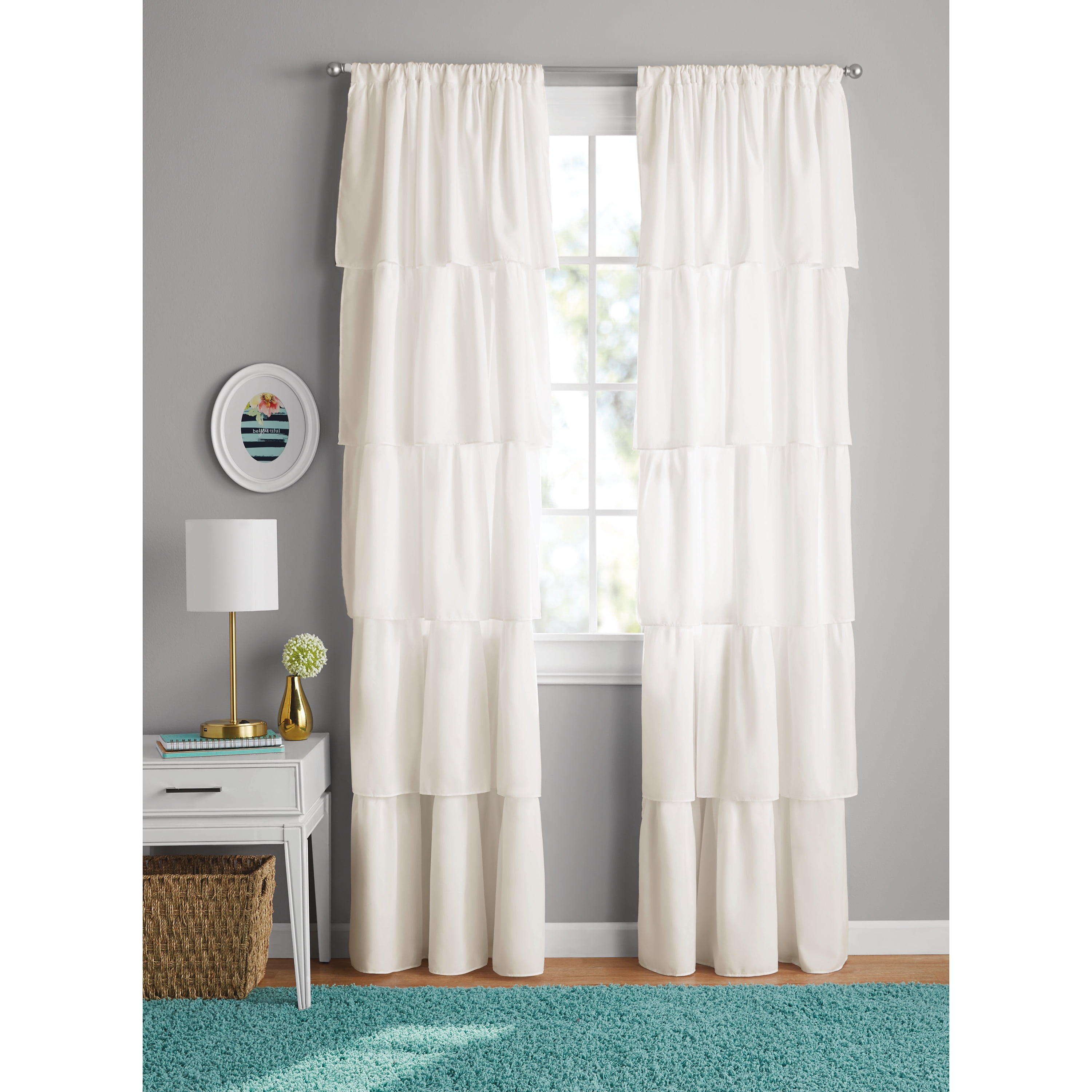 White Bedroom Curtains