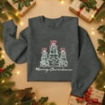 thumbnail image 2 of Christmas T-Shirts And Sweatshirts, Women'S Sweatshirts, Long-Sleeved Pullover Sweatshirts, Women'S Long-Sleeved Tops, Fashion Print Design, Comfortable Wear,Dark Gray,XL, 2 of 5
