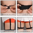 thumbnail image 1 of Sonducket La camisa de hombre mantiene la imagen personal invisible y la camisa de agarre fuerte se mantiene con clips antideslizantes de bloqueo Accesorios de disfraces, 1 of 6