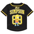 thumbnail image 5 of Boys Bart Simpson Baseball Jersey Shirt and Shorts Clothing Set- Little and Big Boys Sizes 4-20, 5 of 8