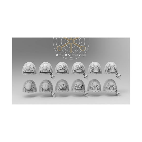 Atlan Forge Mages of Aegyptus Pauldron Pack New