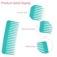thumbnail image 3 of 2 men's and women's durable wet or dry hair combs Women's wide tooth combs Hair styling combsblue, 3 of 5