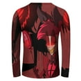 thumbnail image 3 of Hazbin Hotel Alastor Radio Demon Men's Long Sleeve T Shirt 3D Printed Fashion Tee Shirts Top Soft Comfortable Daily Shirt, 3 of 6