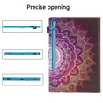 thumbnail image 4 of Cowithday Case for Samsung Galaxy Tab S8 2022 and Tab S7 2020 11" (SM-X700/X706/T870/T875/T876/T878) with Pencil Holder [Auto Wake/Sleep] Stand Magnetic Smart PU Leather Cover, Purple Mandala Flower, 4 of 9