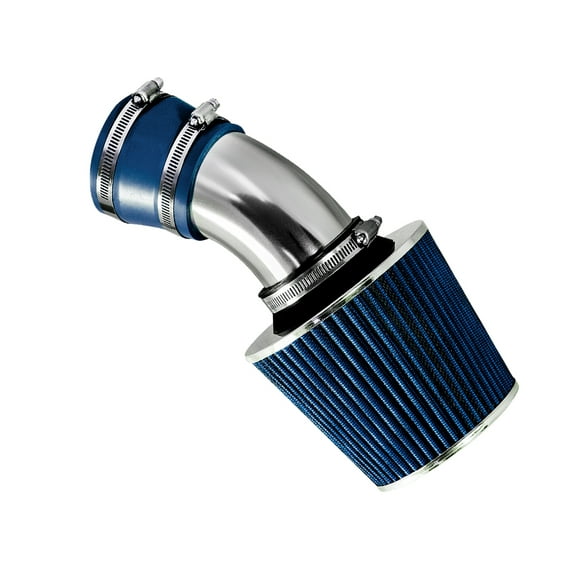 Rtunes Racing Short Ram Air Intake Kit   Filter Combo BLUE Compatible For 98-05 BMW E46 3-Series â€¦