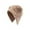 Khaki, variant on Cute And Versatile Solid Color Plush Bear Hat For Women Winter Warmth With Ear White One Size