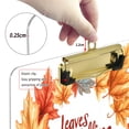 thumbnail image 6 of FORMRS Acrylic Clipboard with Low Profile Clip Standard A4 Letter Size, 12.5" x 9", Leaves Pattern, 6 of 8