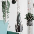 thumbnail image 3 of EIMELI Hand-woven Plant Hangers Flower Pot Bonsai Net Bag Hanging Holder Home Decor, 3 of 8