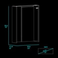thumbnail image 5 of Modern Foldable Table with Hutch/In Kitchen and Dining Spaces/Adds Storage Convenience, 5 of 6