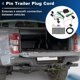 thumbnail image 3 of Conjunto de Cableado de Remolque de 4 Pines 56208 Kit de Enganche de Remolque para Jeep Cherokee 2014 2015 2016 2017 2018 Conector Convertidor de Arnés de Remolque, 3 of 7